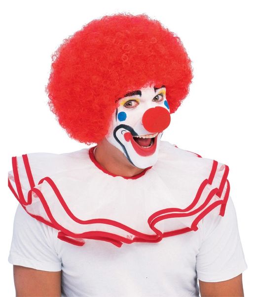 *Red Afro Wig Clown Costume Accessory - Halloween