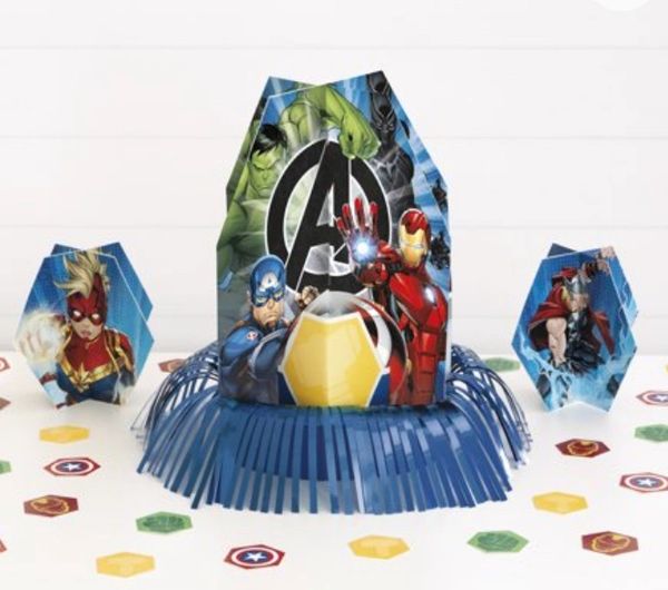 Marvel Avengers Birthday Party Table Decoration Kit