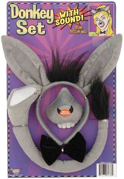 *Donkey Costume Accessory Set with Sound - Animal - Halloween