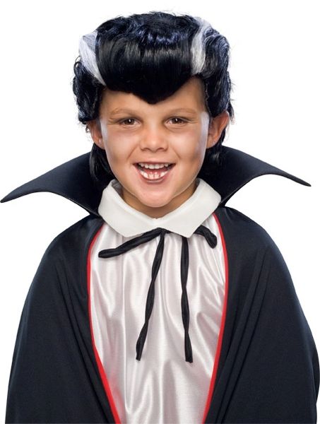 *Vampire Wig Costume Accessory, Boys - Dracula - After Halloween Sale