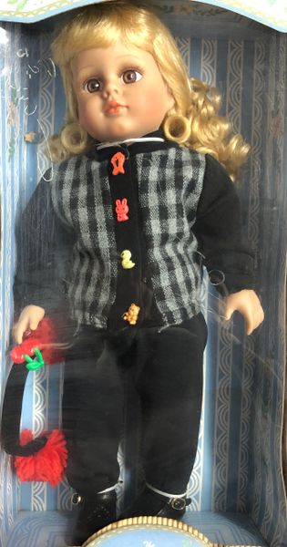 Rare Vintage Blonde Hair Doll, 18in - By Kingsgate - Discontinued - Prefect for doll collector