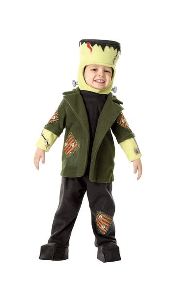 *Lil Baby Frankie Frankenstein Costume, Infant Boys, 3-12 months - Halloween Monsters