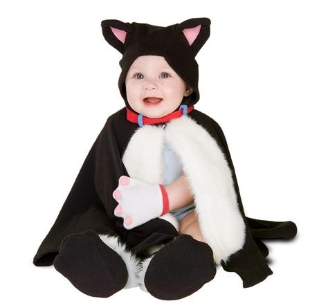 Lil Baby Cat Costume, Infant 3-12 months - Purim - Halloween Sale - under $20