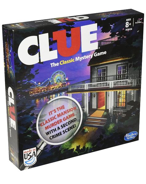 *Clue Board Game - Mystery Solving Fun - Hasbro