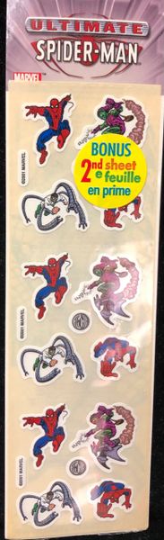 Spider-Man Stickers - 4 Sheets