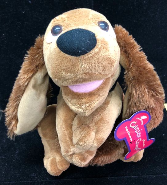 Canine Crooners Singing Dog, Plays "Gotta Whole Lotta Loving", 12in - Valentines Day Gift Ideas - Discontinued