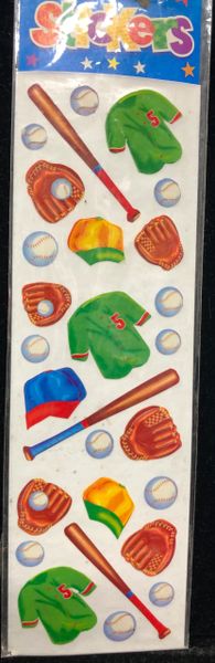 Baseball Sports Stickers- 2 Sheets