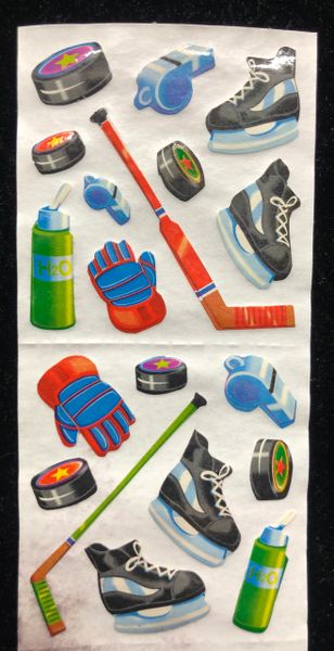 Ice Skating Stickers - 1 Sheet