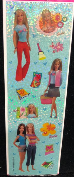 Barbie Stickers - 1 Sheet