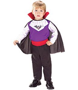 SALE - Infant Vampire Costume - Toddler Boy Dracula - Halloween Sale - under $20