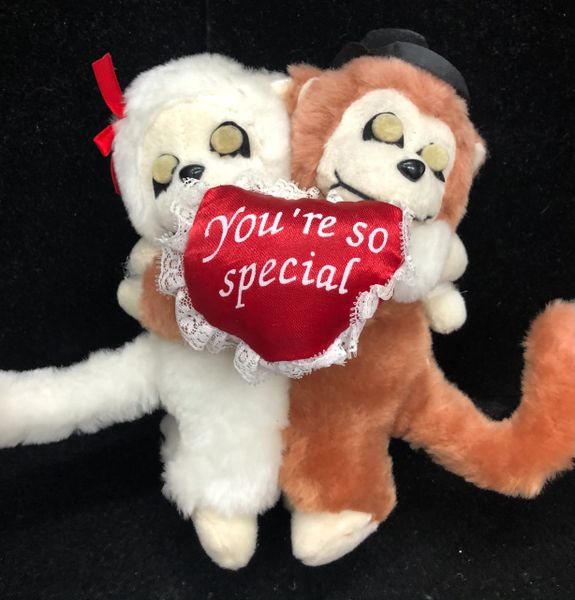 You're So Special Hugging Monkeys Plush - Valentines Day Gifts, 7in