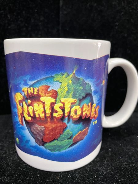 *Rare Vintage Flintstones Ceramic Coffee Mug, 12oz