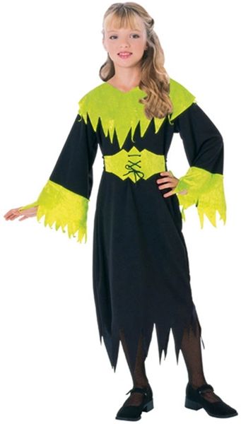 *Fairy Tale Forest Witch Costume, Girls Medium - Halloween