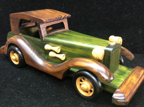 *Vintage 1920's Style Wood Model Car, Office Decor - Dad Gifts - Clearance Sale