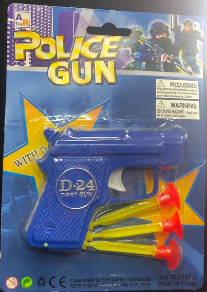 *Police Dart Gun Toy, Age 8+