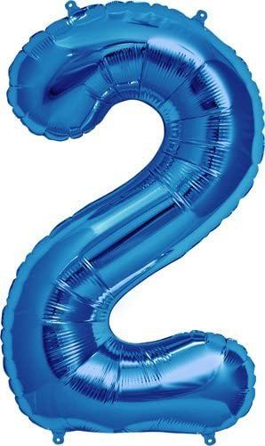 2nd Birthday Number Shape Foil Megaloon Balloon, 34in