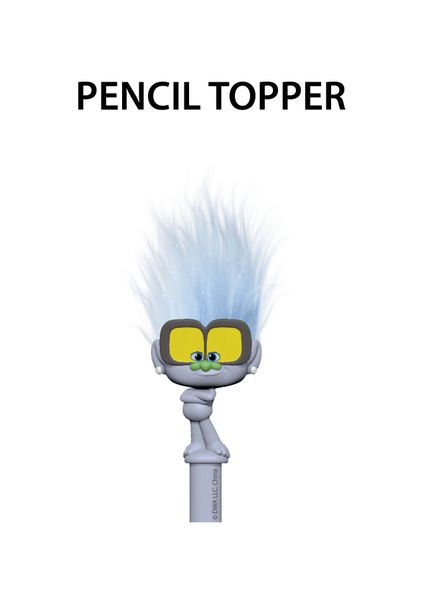 SALE - Tiny Diamond of Trolls, 3D Figure Pencil Topper