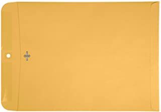 Manila Envelopes, 12x18, with Metal Clasp, Yellow - 3ct