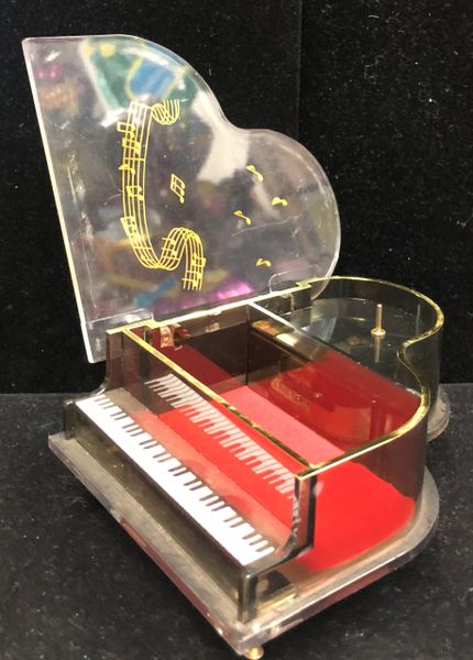 Musical Piano, Plays Jingle Bells, 6in - Instrumental Gifts