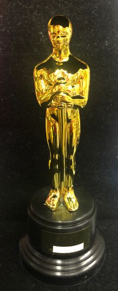 SALE - Gold Oscar Style Gold Statue Trophy Award, 10in - The Award Goes To...