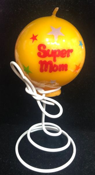 SALE - Super Mom Candle - 7in - Mom Gifts - Mother's Day