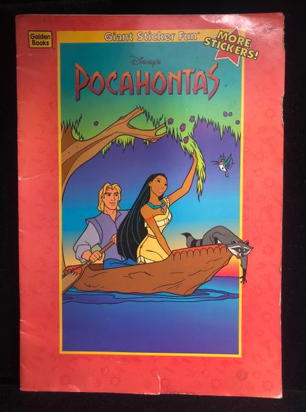 Pocahontas Coloring Book and Stickers, 1994 - Discontinued