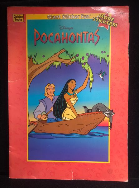 Pocahontas Coloring Book and Stickers, 1994 - Discontinued