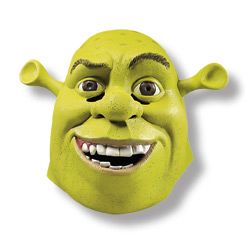 *Rare Deluxe Shrek Mask, Adult - Halloween Spirit