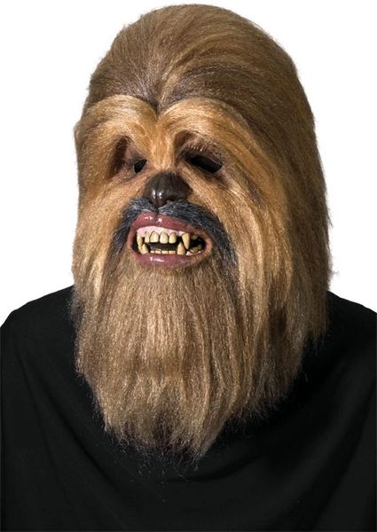 SALE - Deluxe Furry Chewbacca Mask, Star Wars - Licensed - Halloween Spirit - Collector