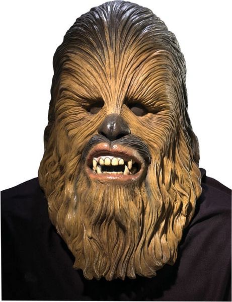 SALE - Chewbacca Mask & Hands Set - Star Wars Licensed - Halloween Sale - Collector