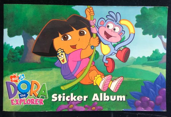 Rare Dora the Explorer Sticker Album, 8.5x5.5in