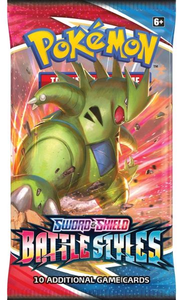 *Pokemon TCG: Sword & Shield Battle Styles Booster Pack Trading Cards - 10 Cards