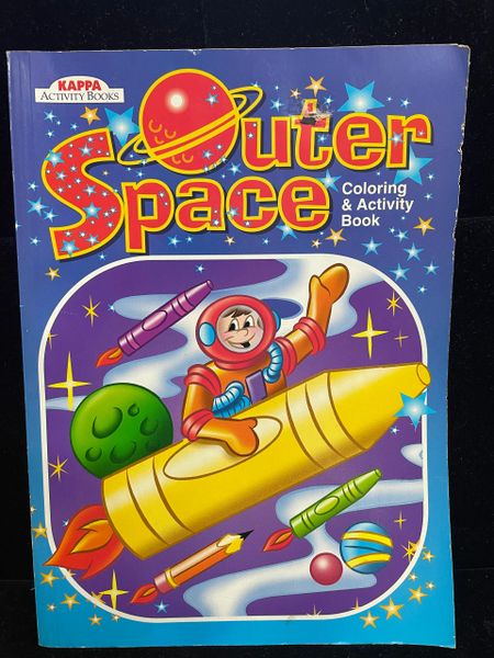 Outer Space Coloring Book, Activity Book