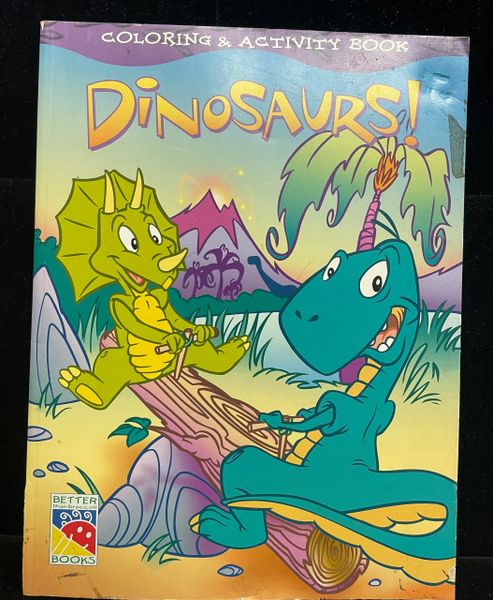 Dinosaurs Coloring Book, Activity Book
