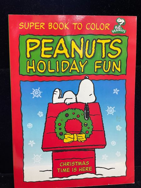 CHRISTMAS PEANUTS SUPER COLORING AND ACTIVITY BOOK 