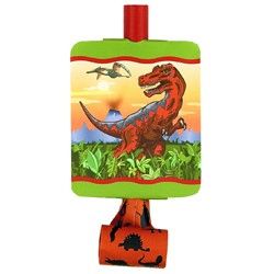 BOGO SALE - Dinosaur Birthday Party Favor Blowouts, 8ct