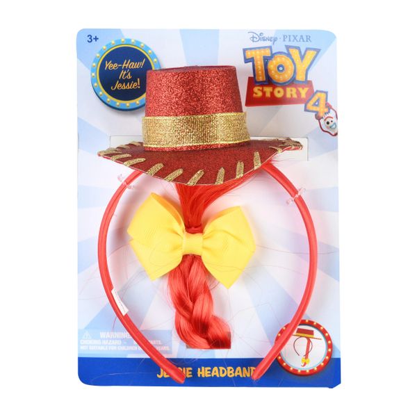 Toy Story Jessie Mini Hat Accessory - Headband with Braid - Licensed - Purim - Halloween Spirit - under $20