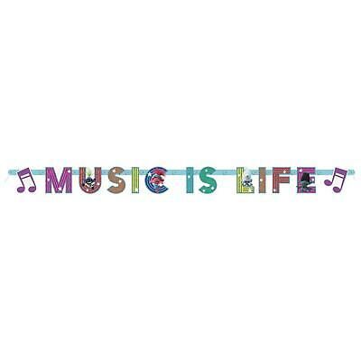 Trolls World Tour, Music Is Life Birthday Banner, 5ft