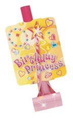 BOGO SALE - Birthday Princess Party Favor Blowouts, 8ct