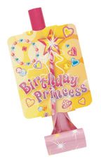 *Birthday Princess Party Favor Blowouts, 8ct
