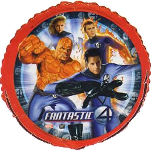 *Rare Marvel Fantastic 4 Movie Foil Balloon, 18in