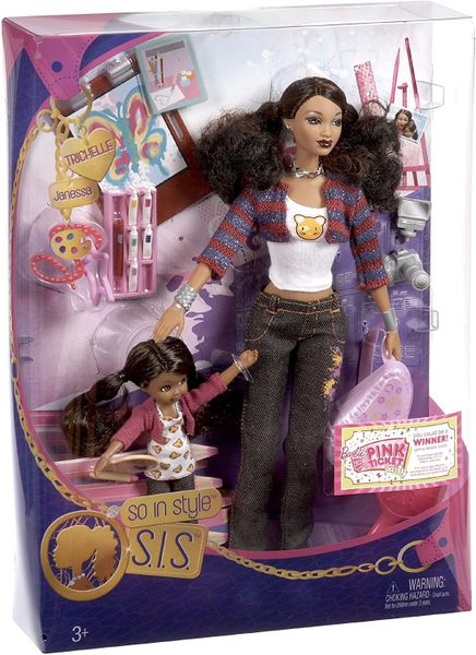 DOLL SALE - Rare Barbie So In Style Trichelle and Janessa Dolls, 2009 - Toy Sale