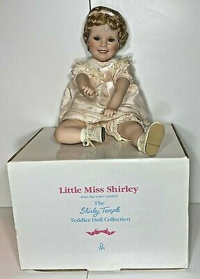 *Rare Little Miss Shirley Temple Porcelain Toddler Doll by Danbury Mint, 2004