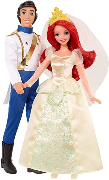 *Disney Princess: The Little Mermaid Ariel & Eric Wedding Doll Set