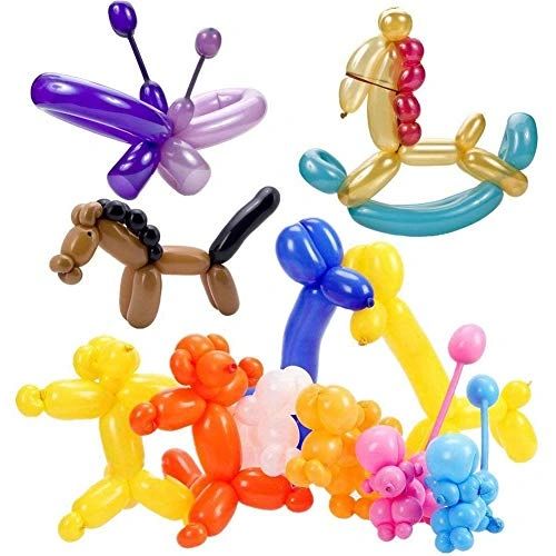 Balloon Magic: Long Balloons, Animal Twisting, Shaping Balloon Kit with Pump