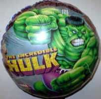 *Rare Vintage Incredible Hulk Foil Balloon, 18in