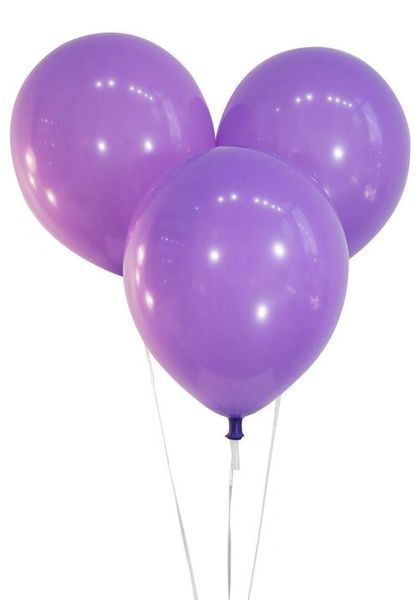 20 Lavender Latex Balloons, 9in