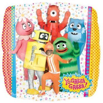 *Yo Gabba Gabba Square Foil Balloon, 18in