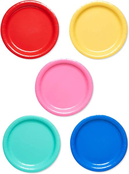 Solid Color Luncheon Paper Plates, 8ct - 9in