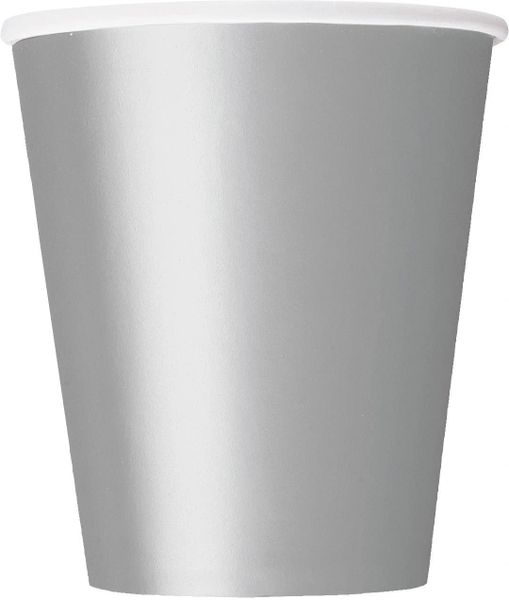 Solid Silver Party Cups, 8ct - 9oz